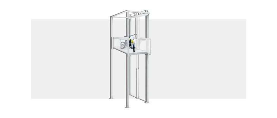 Tecnorampa - ELEVADOR DE CARGA HASTA 1,500 KG